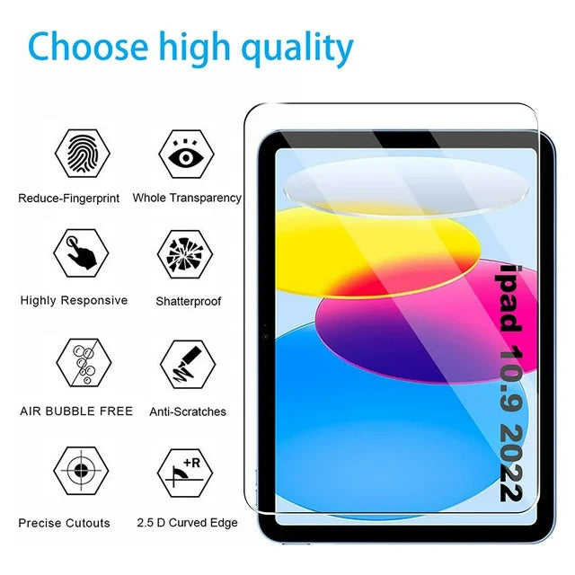 PhoneBits Tempered Glass for iPad 10.9''