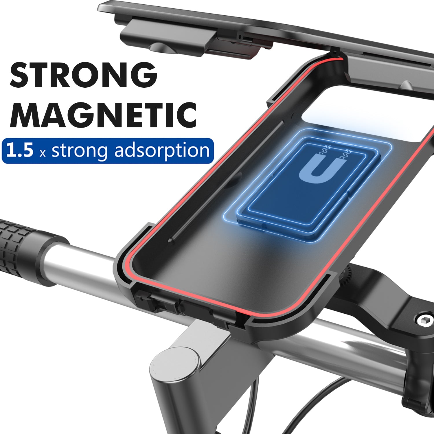 PhoneBits Bike Phone Holder Waterproof, Mountain Bike Phone Holder Waterproof