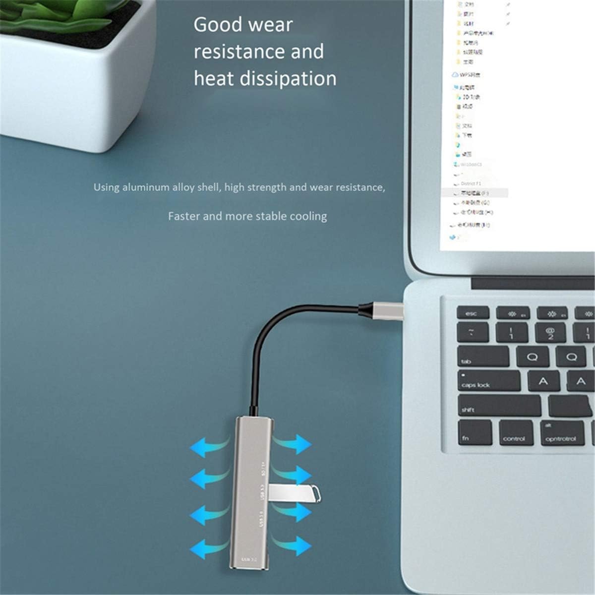 PhoneBits USB C Multifunction Hub, USB C Multiport Hub, USB C Hub
