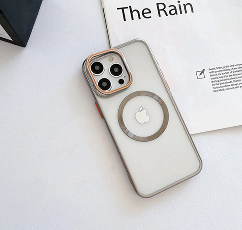 iPhone 16 Pro Max, iPhone 16 Pro, iPhone 16 Plus, iPhone 16 Crystal Clear MagSafe Case for iPhone with Magnetic Camera Kick-Stand, TPU Transparent Shockproof iPhone Case Compatible with MagSafe, Protective Magnetic Phone Case Cover - iPhone 16 Series