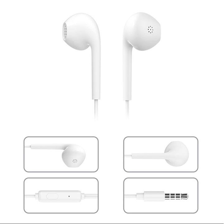 PhoneBits Smart In Ear Wired Earphones, HD Stereo Music Earphones with Mic, AUX Wired Handsfree