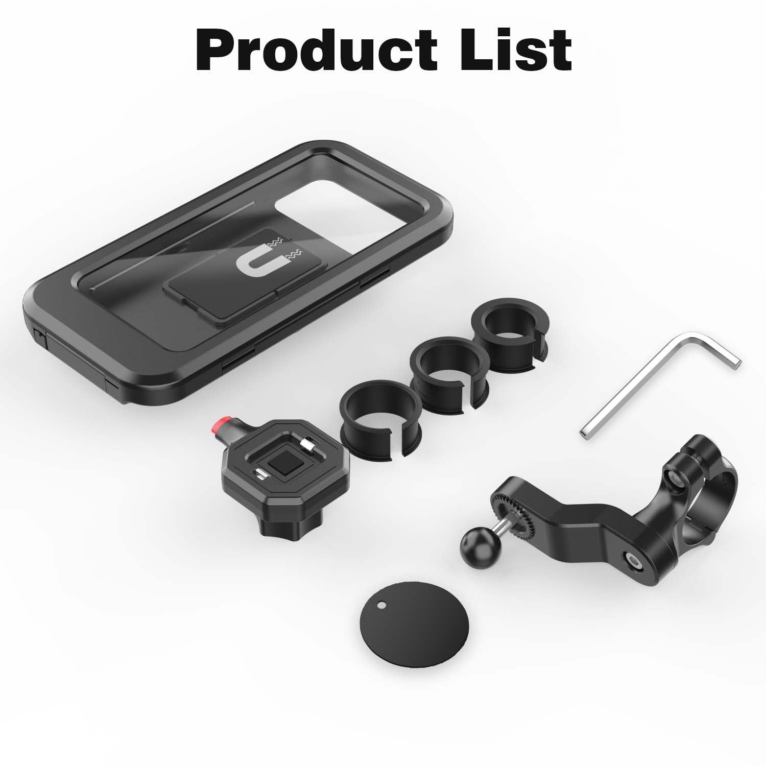 PhoneBits Bike Phone Holder Waterproof, Mountain Bike Phone Holder Waterproof
