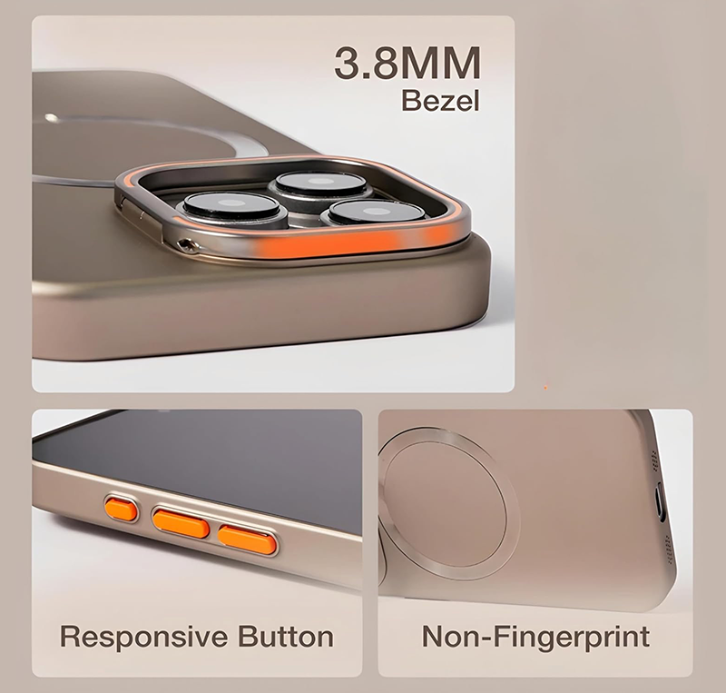 iPhone 16 Pro Max, iPhone 16 Pro, iPhone 16 Plus, iPhone 16 Crystal Clear MagSafe Case for iPhone with Magnetic Camera Kick-Stand, TPU Transparent Shockproof iPhone Case Compatible with MagSafe, Protective Magnetic Phone Case Cover - iPhone 16 Series