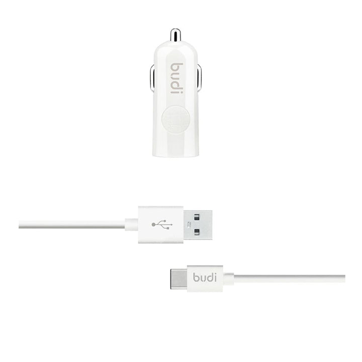 12W Car Charger with Lightning Connector, Car Charger with USB C Connector, Car Charger with Micro Cable Connector