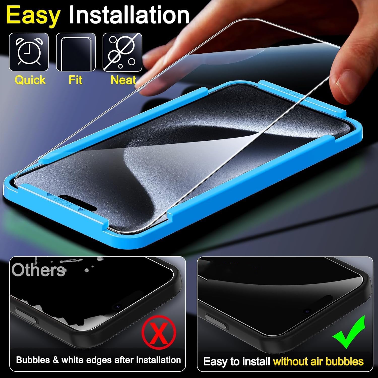 PhoneBits HD Normal Tempered Glass