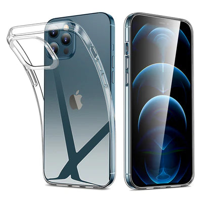 PhoneBits Ultra-Slim Crystal Clear Silicone Case for Samsung Z Series, Clear Shockproof Transparent Samsung Z Series Case Compatible with Wireless Chargers, Magnetic Mobile Phone Case, Soft Back Clear Case Cover