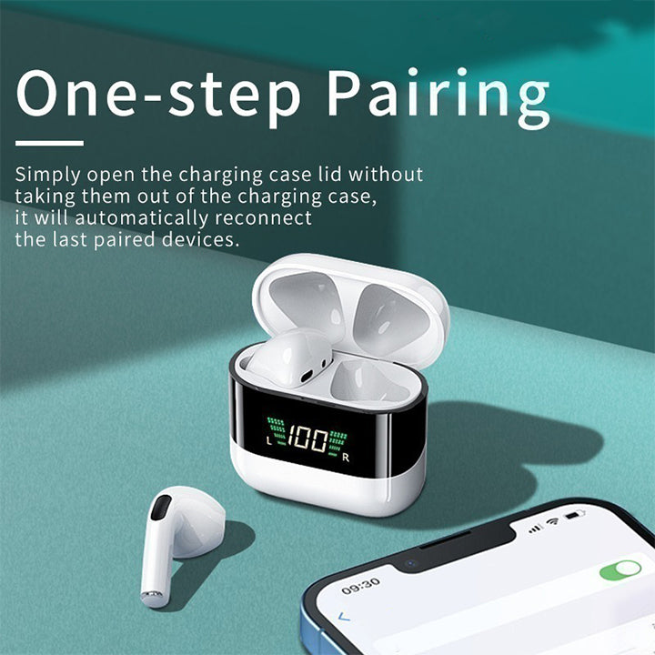 Remax Smart True Wireless Bluetooth In-Ear Earbuds with Digital Display and Built-In Mic