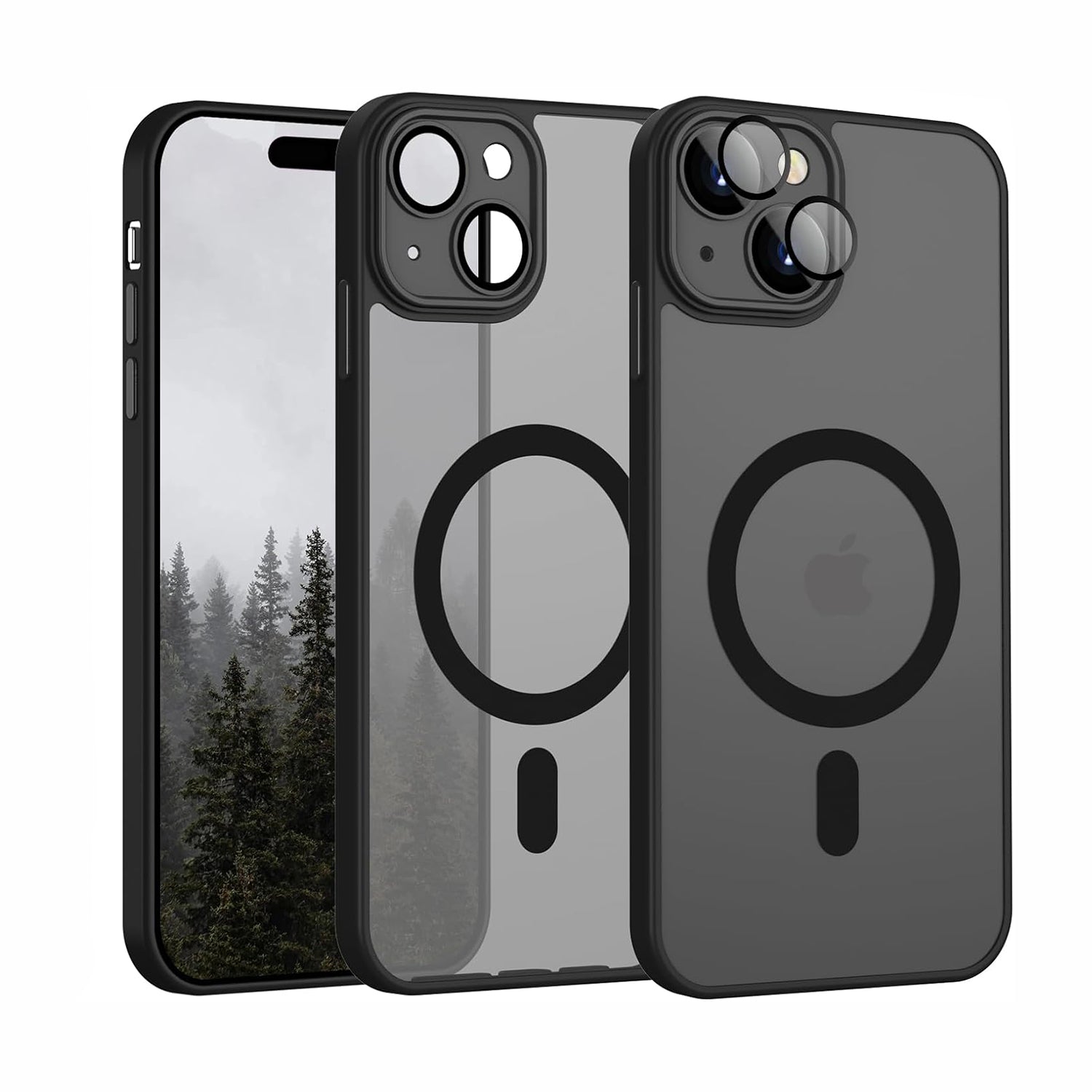 Qi-Compatible TPU Frame Case For iPhone