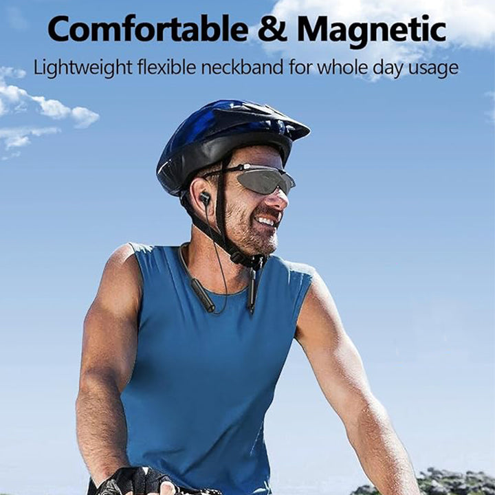 Remax Wireless Sports Earphones, Neckband Handsfree with Mic, Wireless Bluetooth Earphones, U Shaped Earphones