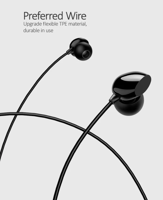 Remax Wired Handsfree, Remote Music Call Wired Earphones, In Ear AUX Wired Earphones with Mic, Heavy Bass Earphones