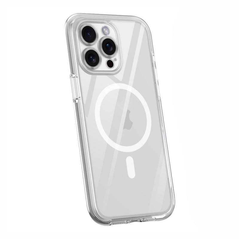 Transparent MagSafe Magnetic Phone Case For iPhone