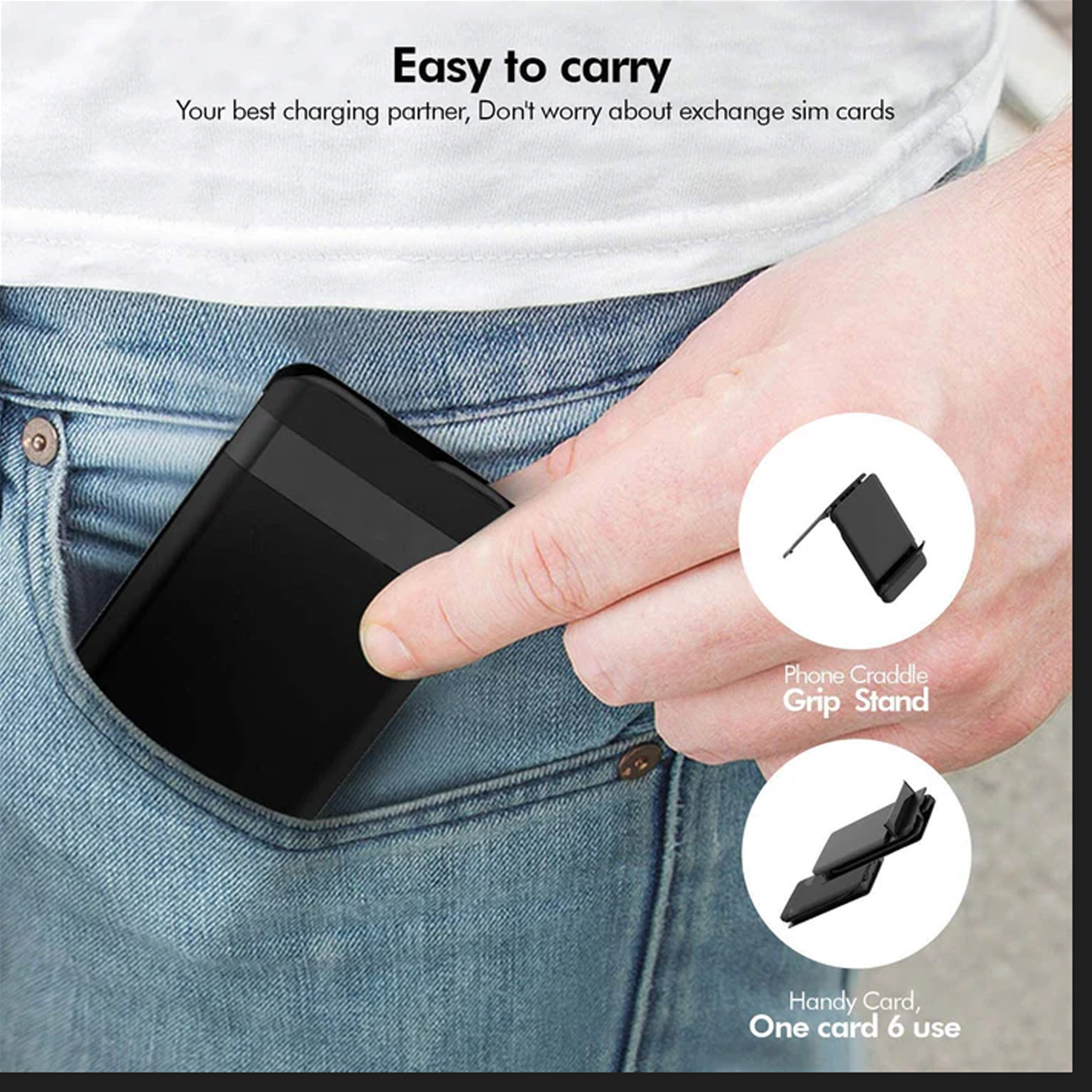 Budi Multifunctional Data Cable Storage Box, USB Adapter Kit, Travel Charging & Data Sync Cable Kit