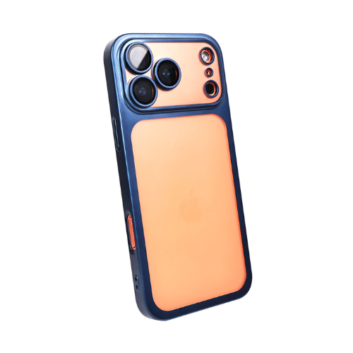 iPhone 17 pro max/17 pro/17 Air/17/16 pro max/16 pro/15 pro max PC33 Half Clear TPU Slim Case