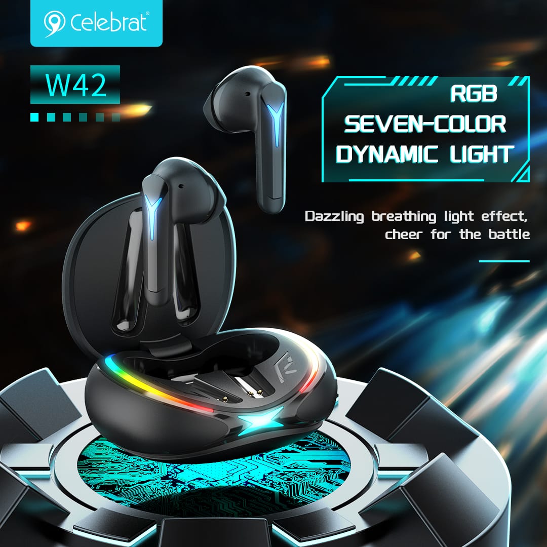 PhoneBits Latest High-Quality Wireless Bluetooth Sports Gaming In-Ear Earbuds with Built-In Mic