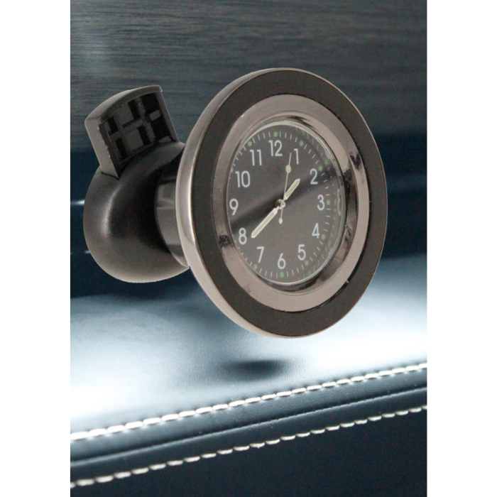 PhoneBits In-Car Mini-Clock With Holder