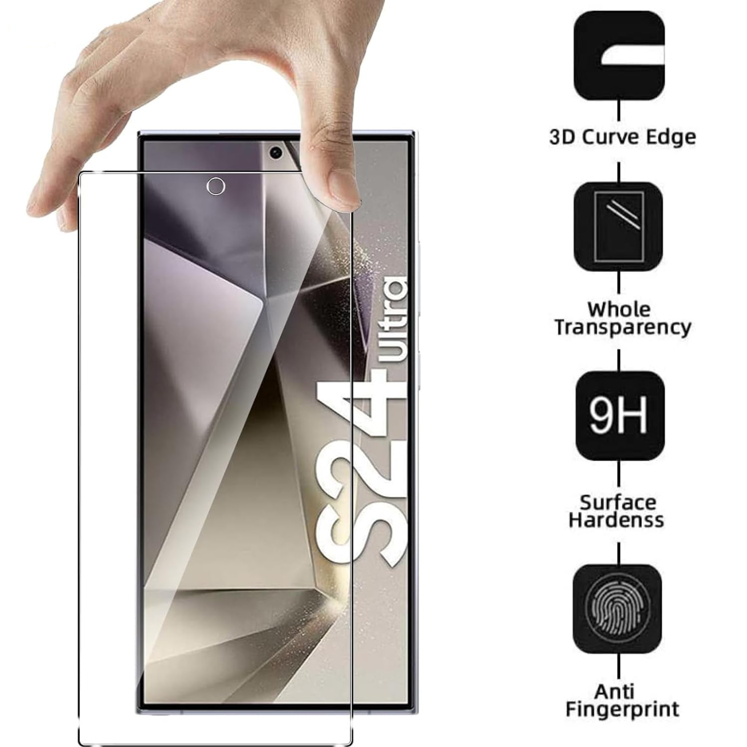 PhoneBits HD Tempered Glass for Samsung Galaxy S Series