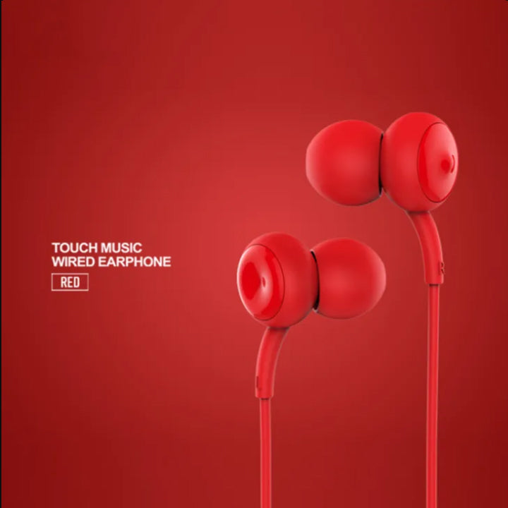 Remax In Ear HD Music Wired Earphones, Wired Sports Earphones with Mic, Wired In Ear Stereo Music Earphones, Noise Isolating Earphones