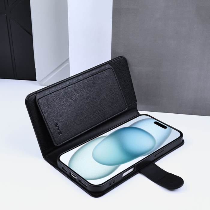 iPhone 17/16/15/14/11 Wallet Premium Card Slot WC04 Case