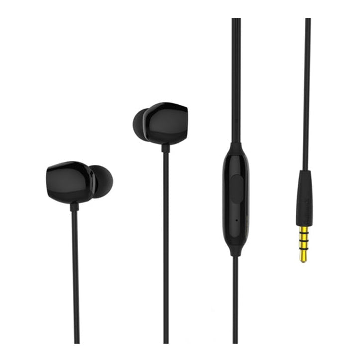 Remax Wired Handsfree, Remote Music Call Wired Earphones, In Ear AUX Wired Earphones with Mic, Heavy Bass Earphones