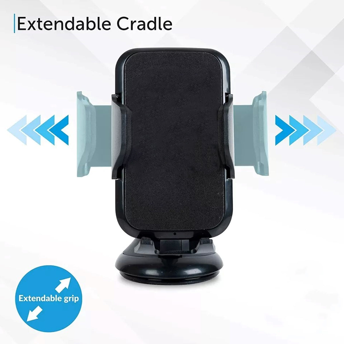 PhoneBits Dashboard Windshield Cradle, Phone Mount for Car Dashboard Windscreen