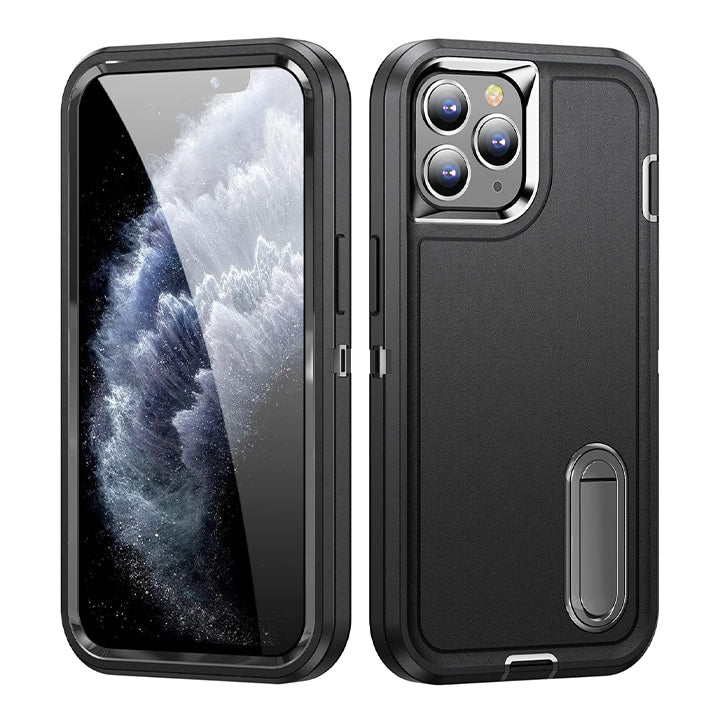 Heavy Duty Protective Case with Kickstand for iPhone