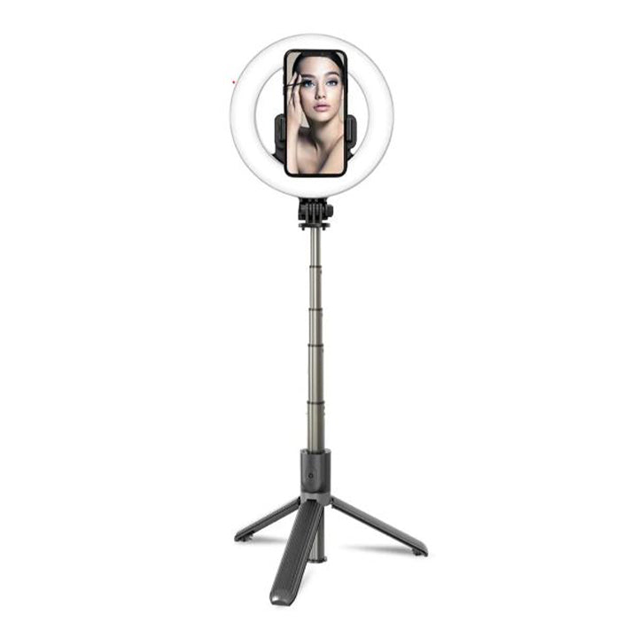 PhoneBits Selfie Ring Light with Tripod Stand, Selfie Ring Light with Phone Holder