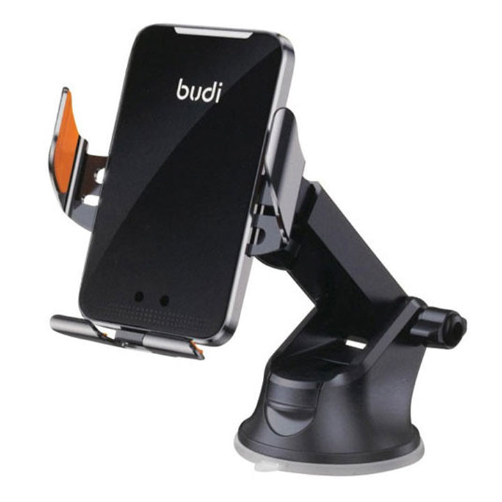 Budi Wireless Charging Car Phone Holder, Dashboard Mobile Phone Holder for Car