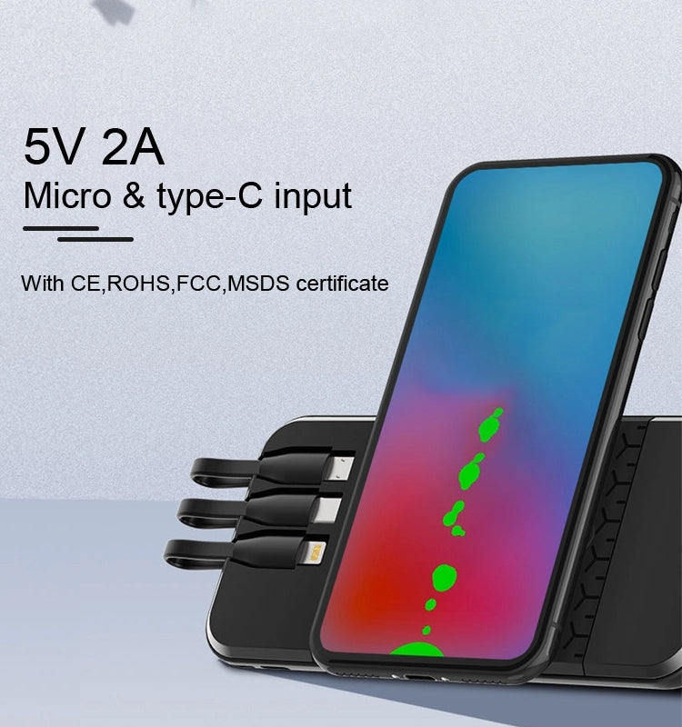 Budi Octopus Portable Power Bank 10000mAh, Multi Charging Power Bank with USB, Wireless Charging & 3 Built-In Cable Set (Type-C, Micro, Lightning), Portable Charger MagSafe Power Bank, PD Fast Charging Magnetic Power Bank for iPhone/ Smartphone