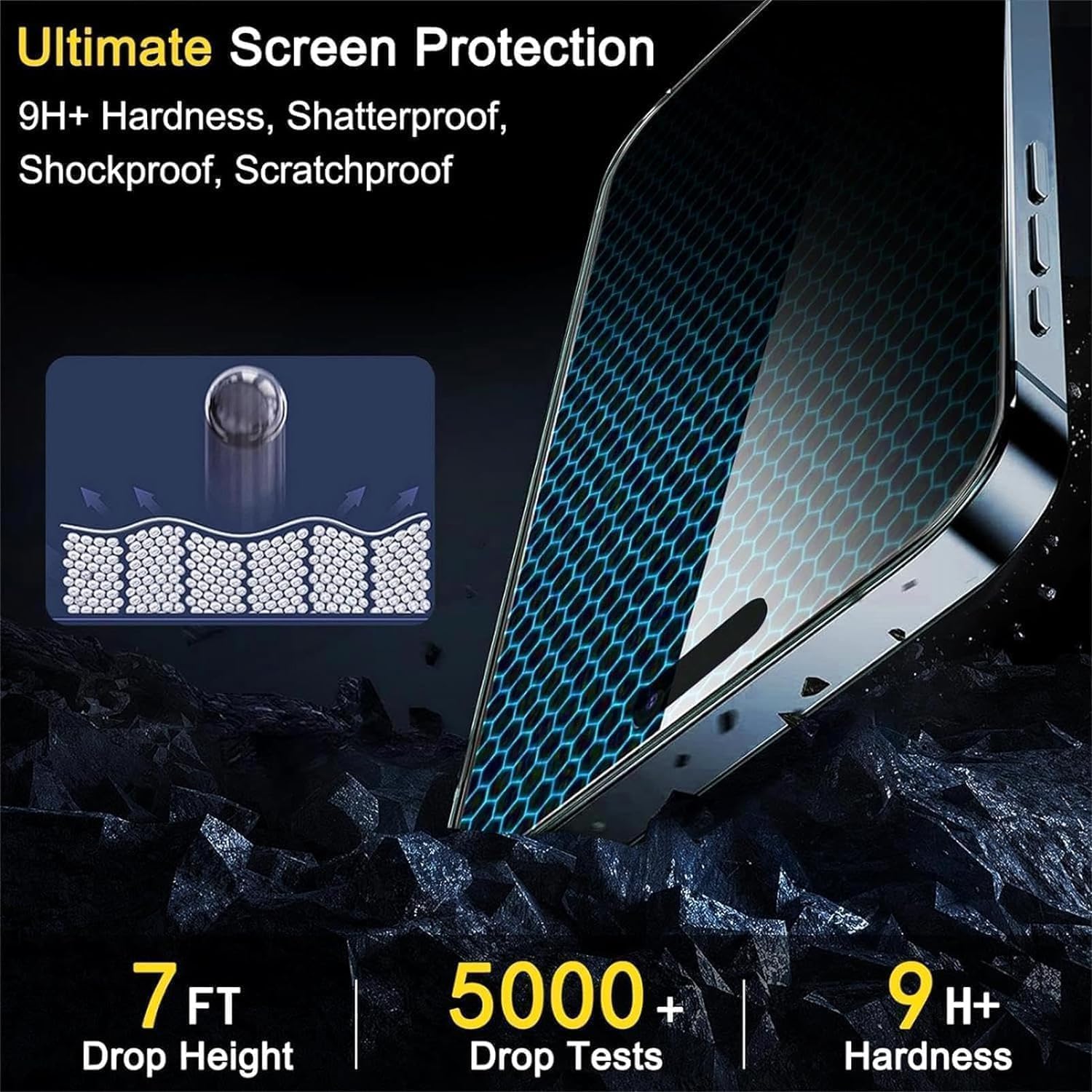 PhoneBits HD Normal Tempered Glass