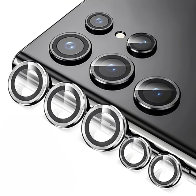PhoneBits HD Transparency Camera Lens Protector for Samsung, Protective Individual Ring Samsung Camera Lens Glass, Anti Scratch Samsung Camera Lens Protector Cover