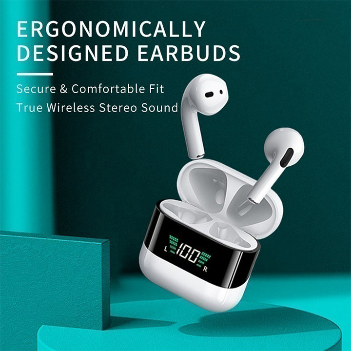 Remax Smart True Wireless Bluetooth In-Ear Earbuds with Digital Display and Built-In Mic