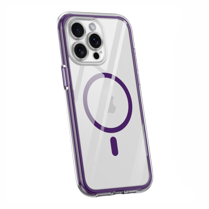 Transparent MagSafe Magnetic Phone Case For iPhone