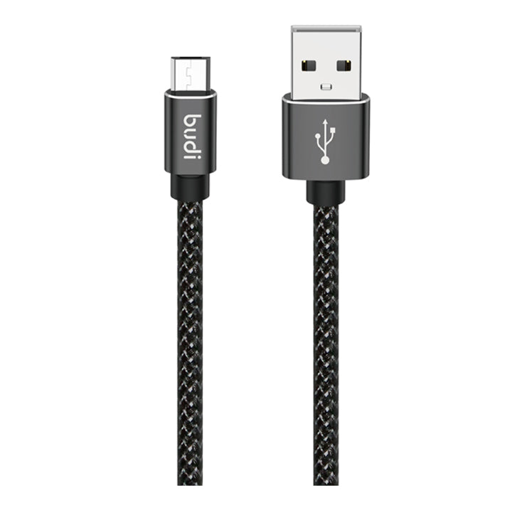 Budi USB to Micro USB Charging Cable, Fast USB A to Micro USB Braided Phone Charging & Data Cable, USB to Micro Charging Adapter Cable, Fast USB to Lightning Charger Cord & Data Sync Cable