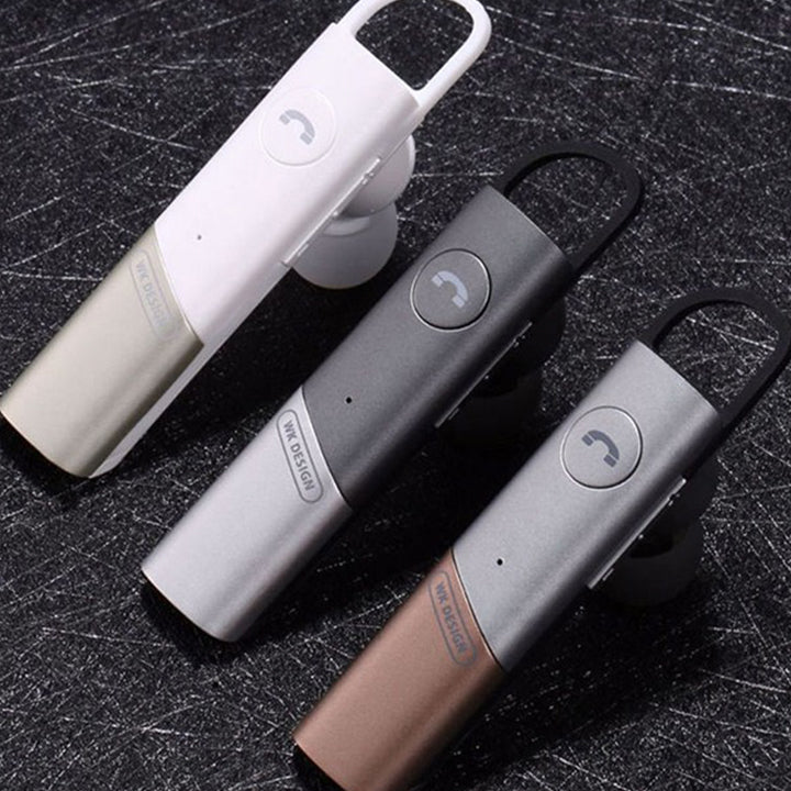 PhoneBits Bluetooth Earphone, Wireless Bluetooth Earpiece, Single Earhook