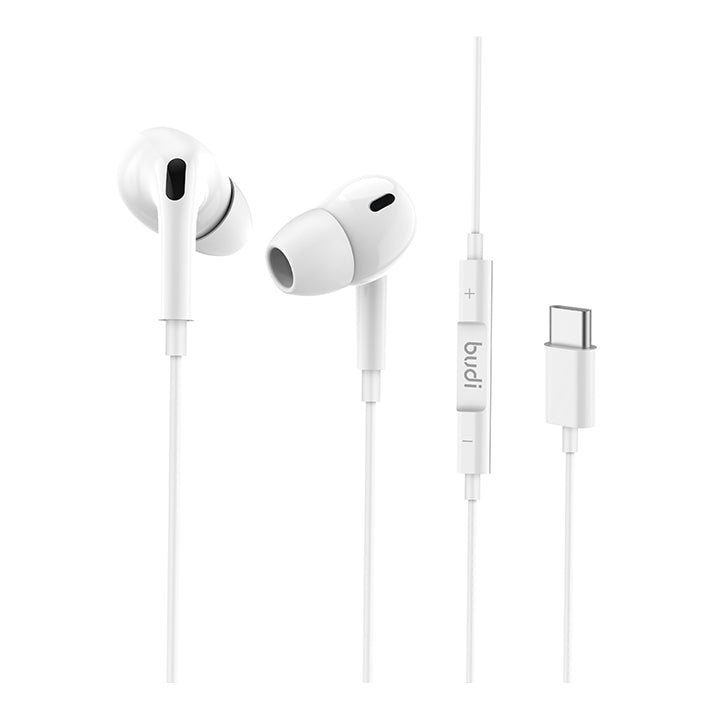 Budi Smart High-Quality Stereo-Bass In-Ear Wired Earphones with Built-In Mic