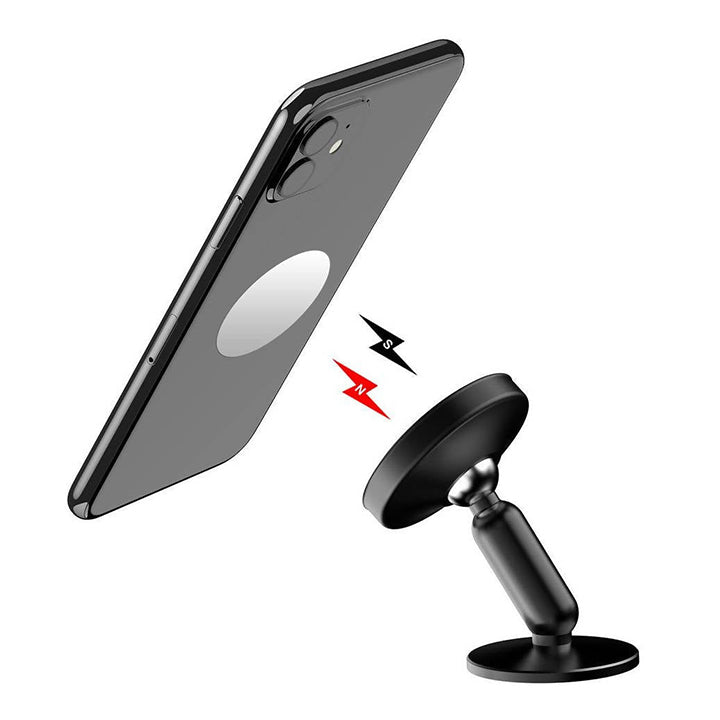 Budi Magnetic Car Phone Holder, Universal Dashboard Car Mount, Car Phone Mount & Holder