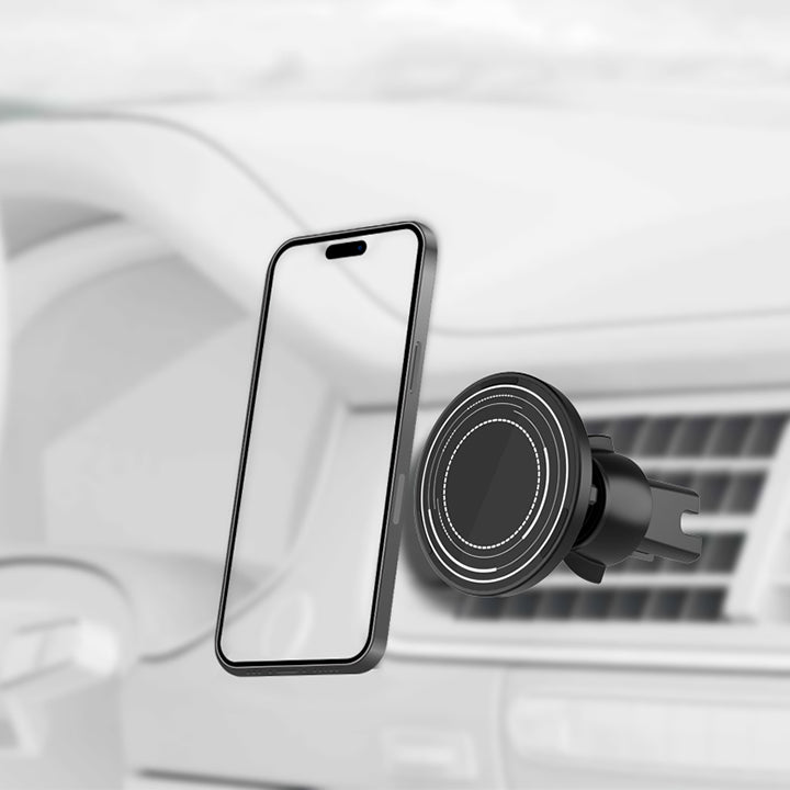 Wireless Charger & Magnetic Car Mount Holder, Car Phone Holder Air Vent