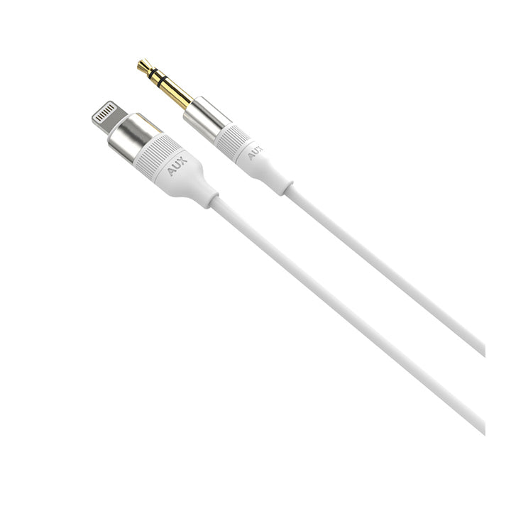 PhoneBits Aux Cable for iPhone, Lightning to Aux Audio Cable, Fast Charging Aux to iPhone Cable, Lightning to 3.5mm Audio Jack, Aux Cord for iOS, iPod, iPad