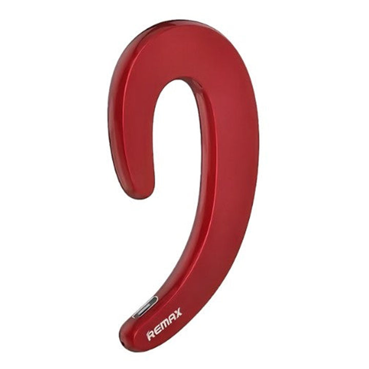 Remax On Ear Wireless Bluetooth Headphone Headset, Single Earhook Noise Cancelling Earbud, Open Ear Bluetooth Earpiece with Mic, Wireless Waterproof Sports Single Ear bud, Gaming Headset, Gym Wireless Earphone
