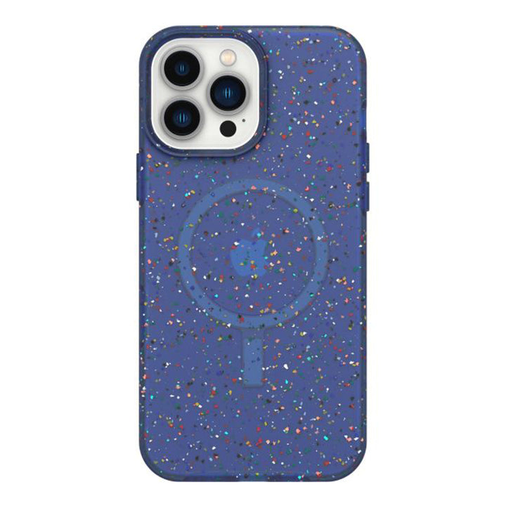 PhoneBits Glittery Silicone MagSafe Case for iPhone, Ultra-Protective Shockproof iPhone Case Compatible with MagSafe Chargers, Magnetic Wireless Charging Mobile Phone Back Case Cover