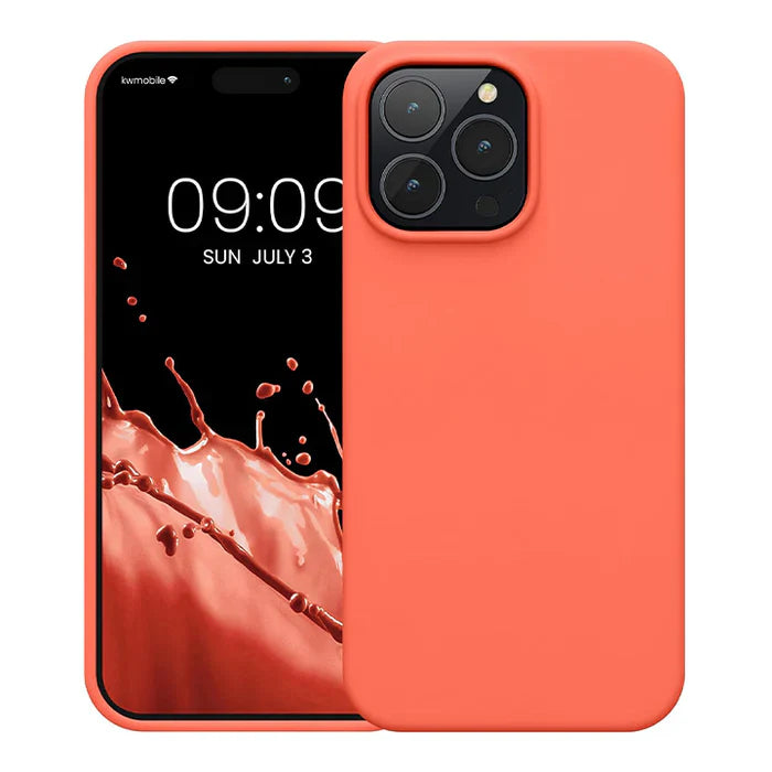 PhoneBits Ultra-Slim Matte Silicone iPhone Case, Protective Shockproof Case for iPhone Compatible with Wireless Charging, Magnetic Mobile Phone Back Case Cover - iPhone 14 Series