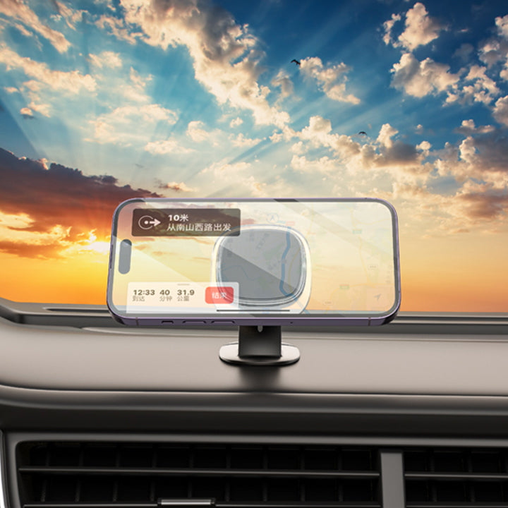 Budi Universal Magnetic Car Holder, Dashboard Mounted Car Phone Holder