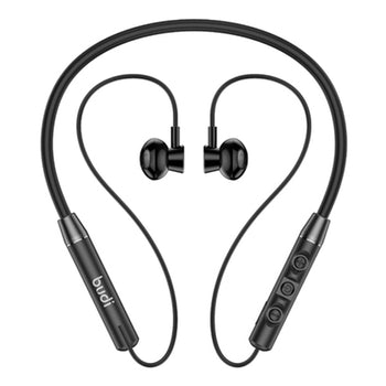 Budi In Ear Wireless Sports Earphones, Neckband Wireless Earphones, Bluetooth U Shaped Earphones with Mic