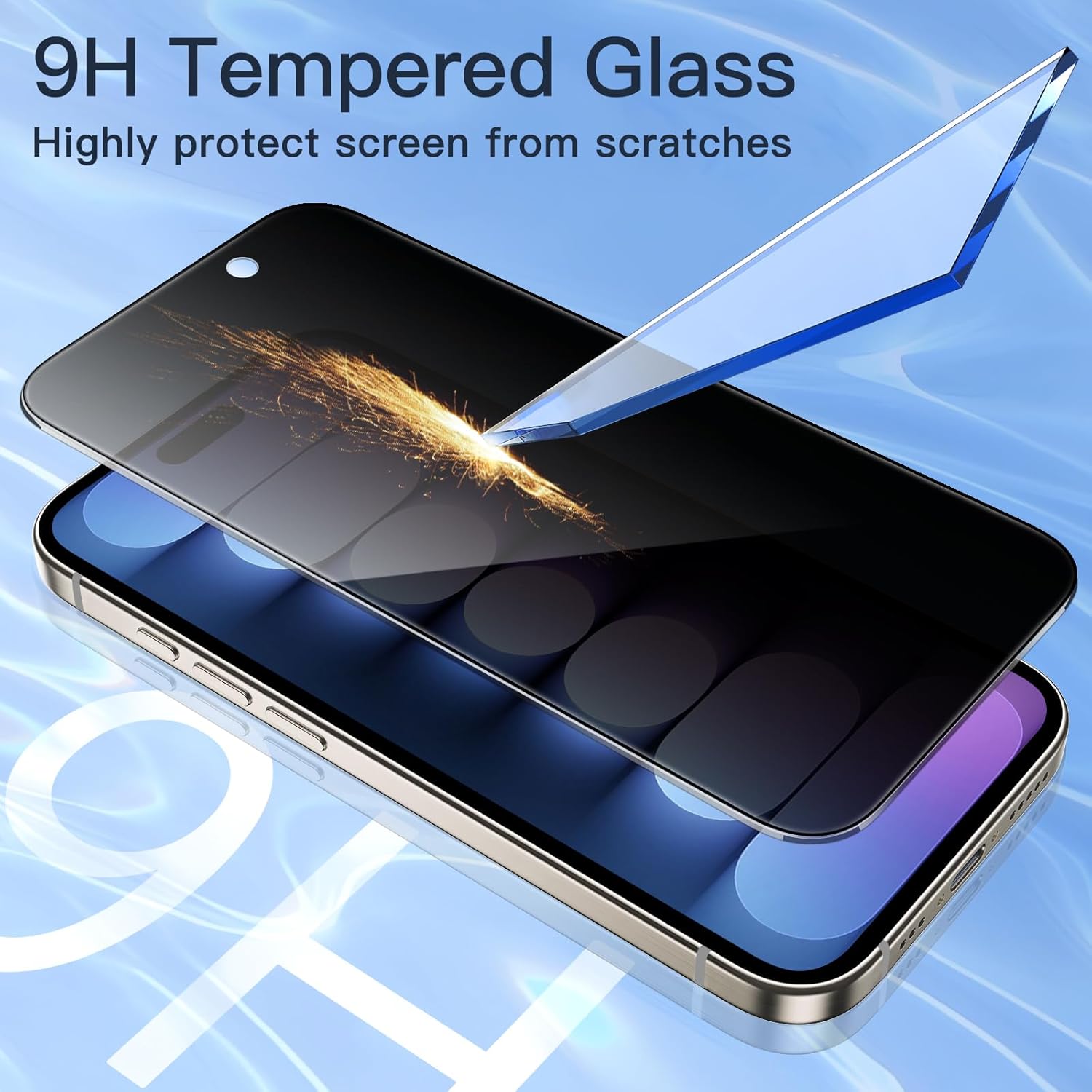 PhoneBits HD Tempered Glass for iPhone 16 Series