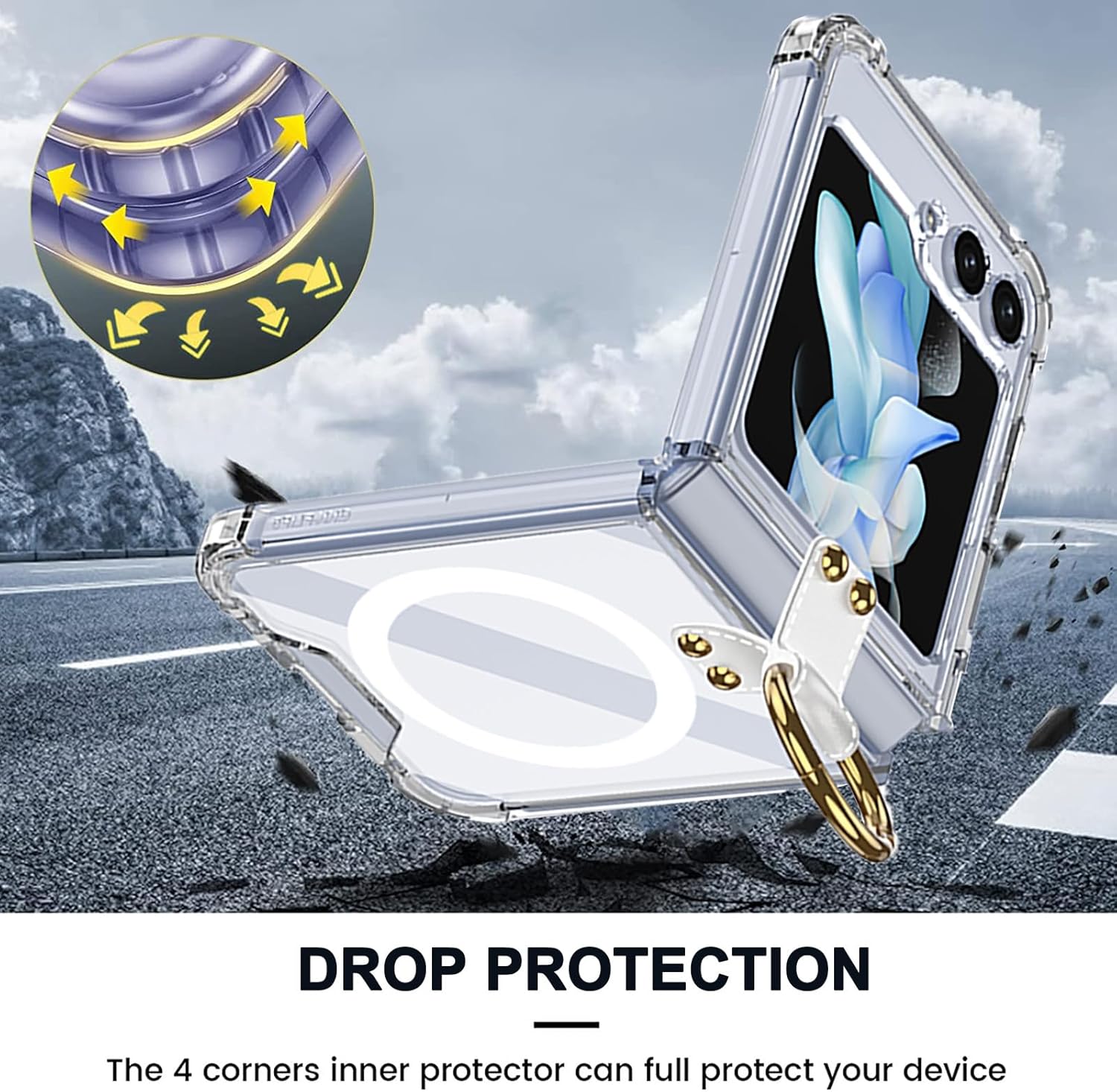 Magnetic Ring Kickstand Case for Samsung Galaxy Z Series