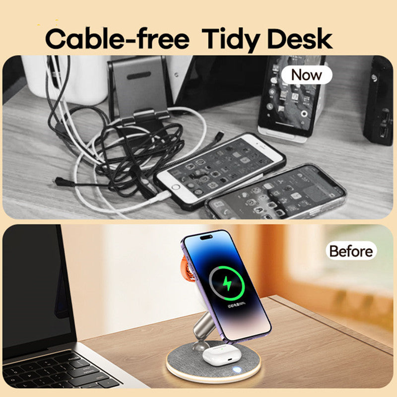 Remax 3 in 1 Magnetic Wireless Charger