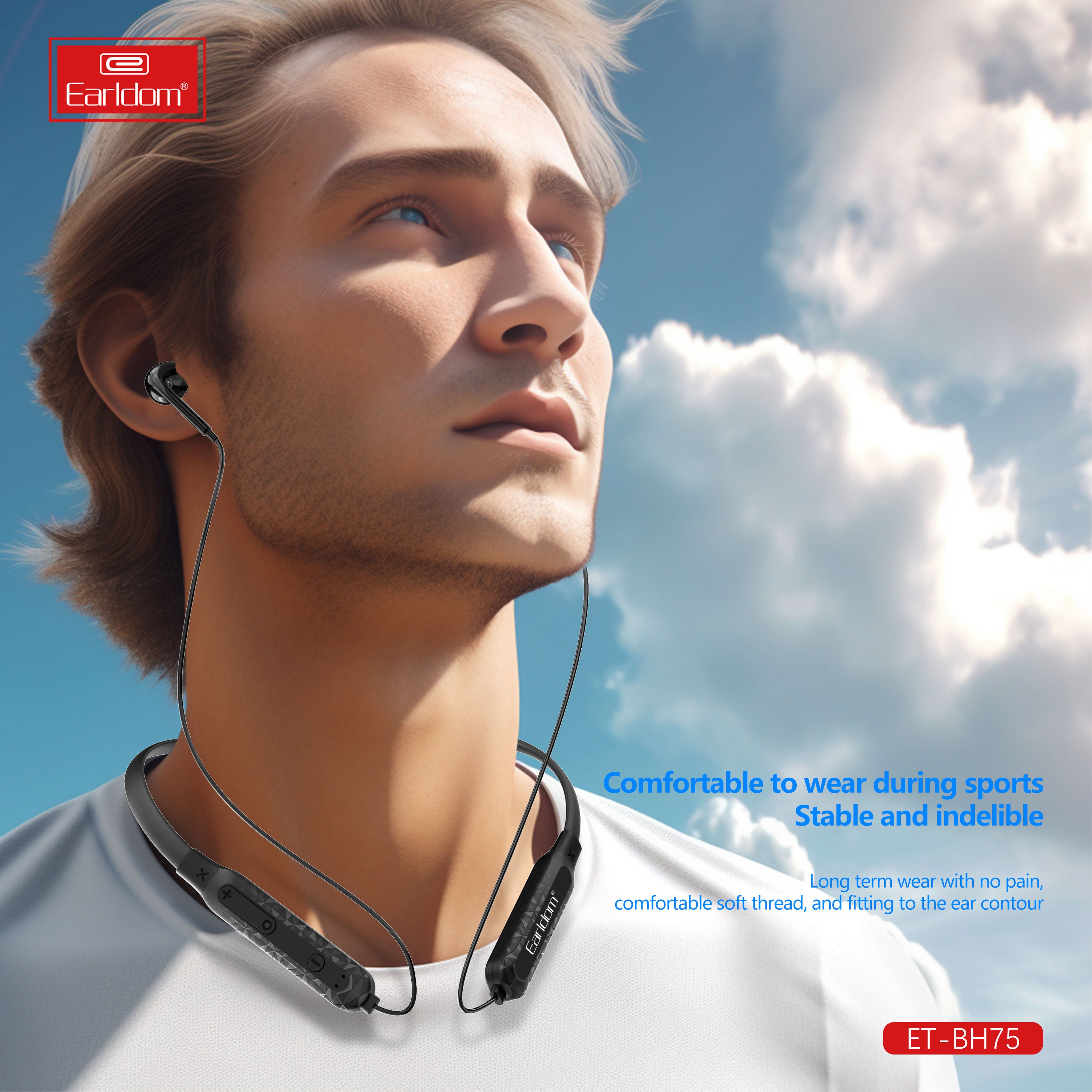 Earldom Music Wireless Headphones Model BH75