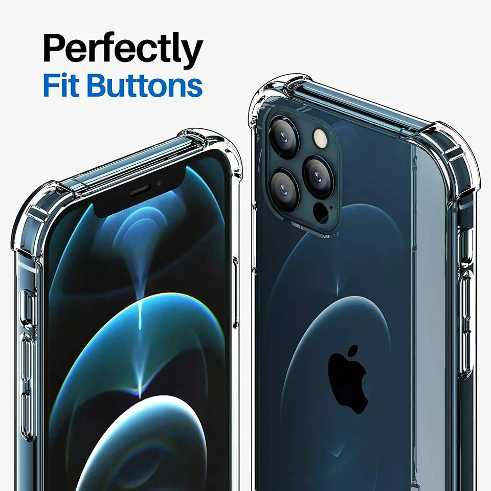 Clear Anti-Shock Armour Cases For iPhone