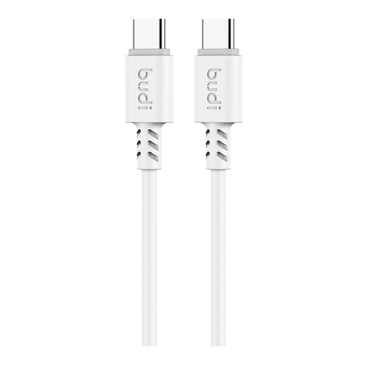 Budi USB C to USB C Data Cable & Charger Cord, Fast Charging Type C to Type C Charger Cable, USB C Charger Cable Adapter, Phone Type C to USB C Charging Sync Cable