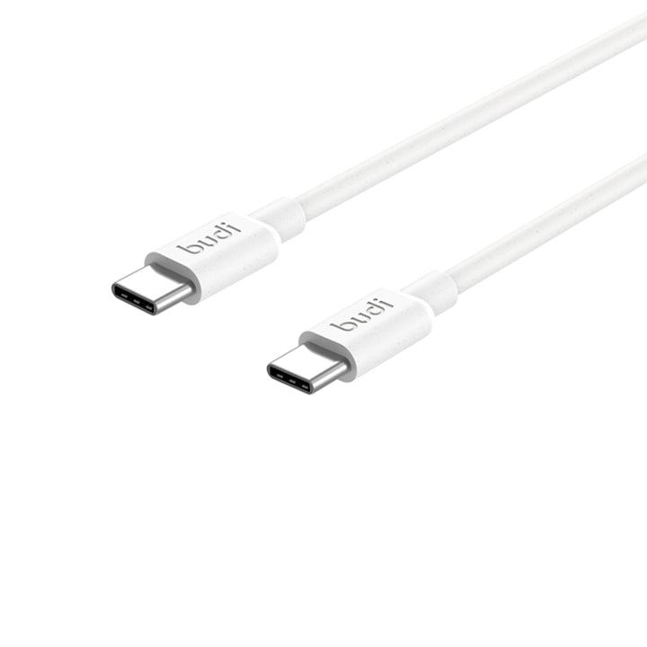 Budi USB C to USB C Data Cable & Charger Cord, PD Fast Charging Type C to Type C Charger Cable, USB C Charger Cable Adapter, Phone Type C to USB C Charging Sync Cable